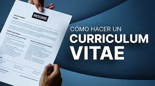 Cómo hacer un Curriculum Vitae